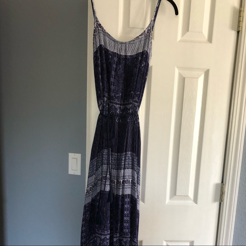 Blue Print Maxi Dress